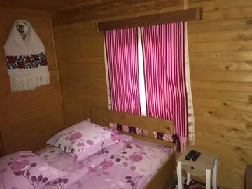 Фото номера Двухместный номер с 1 кроватью и видом на горы Лоджи Cabana Floare de Maramures г. Сигету-Мармацией 7