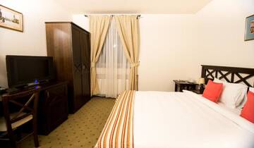 Фото номера Улучшенный двухместный номер с 1 кроватью Отель Hotel Gradina Morii г. Сигету-Мармацией 4